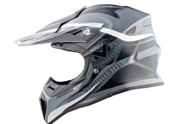 Эндуро Шлем Madhead Fiber-Mex Ultraс серый