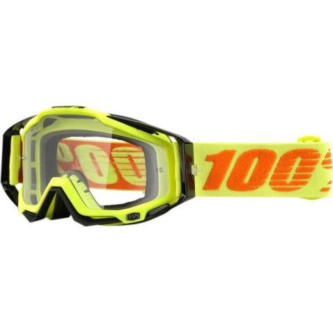 Маска кросс 100 racecraft Attack Yellow - Clear