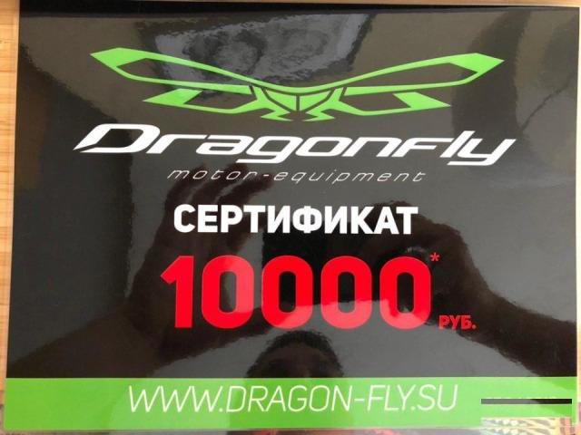Сертификат в магазин экипировки dragon-fly