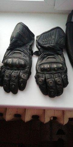 Мото перчатки XL натуральные