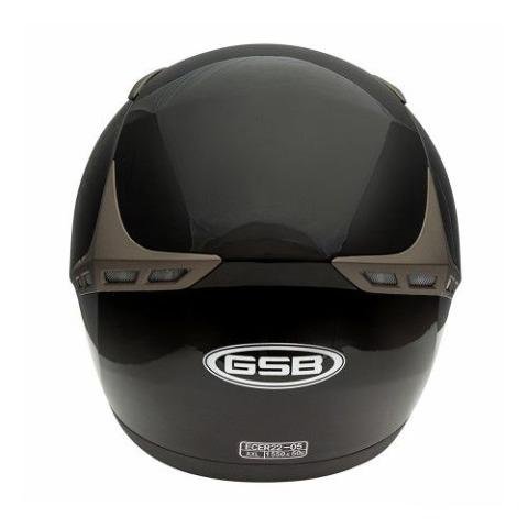 Шлем (интеграл) GSB Black Glossy G-335