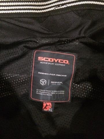 Мотоштаны кросс Scoyco красно-черно-белые