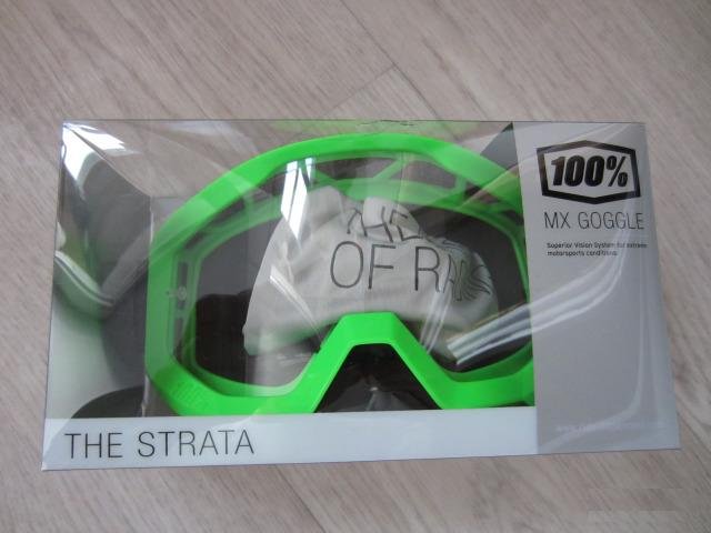 Маска очки для мотокросса 100 Strata Racecraft