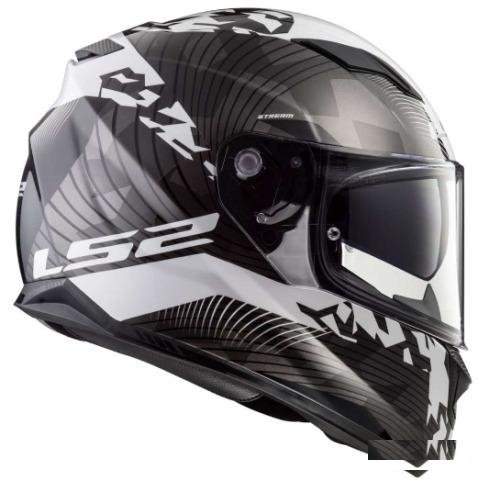 Интеграл Шлем FF320 stream EVO Hype черно-бело-сер