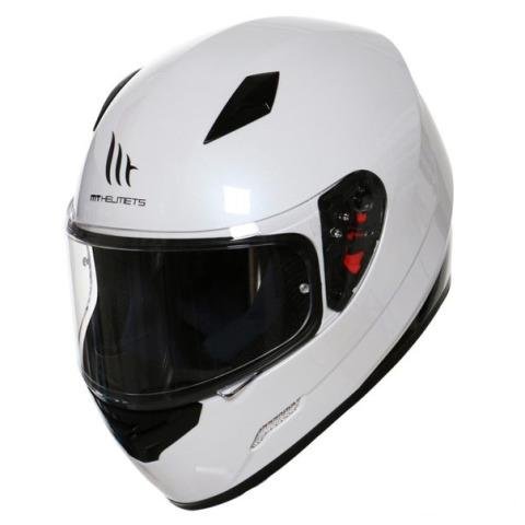 Шлем MT mugello mono Gloss Pearl White (Размер L)