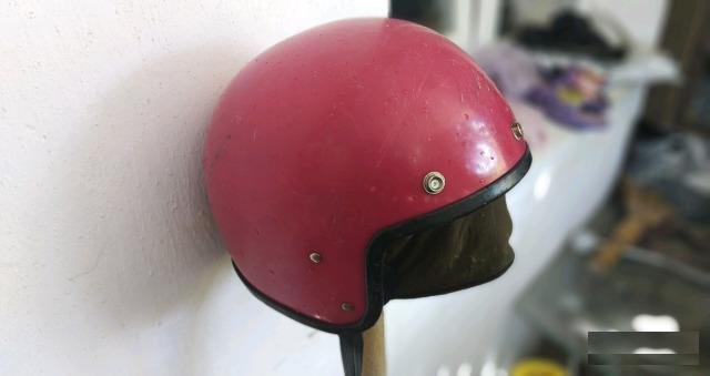 Мото шлем СССР + мото очки