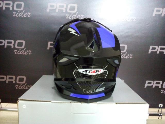 Кроссовый шлем Ataki MX801 Strike синий