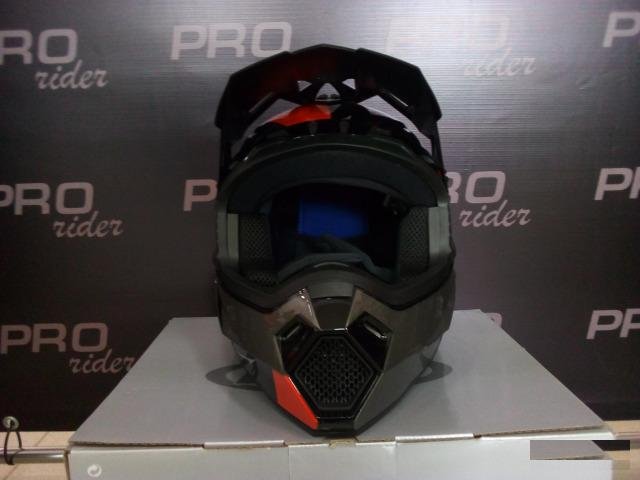 Кроссовый шлем Ataki MX801 Strike красный