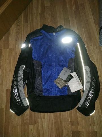 Куртка мото AGV sport Кожа/ткань. L 50-52