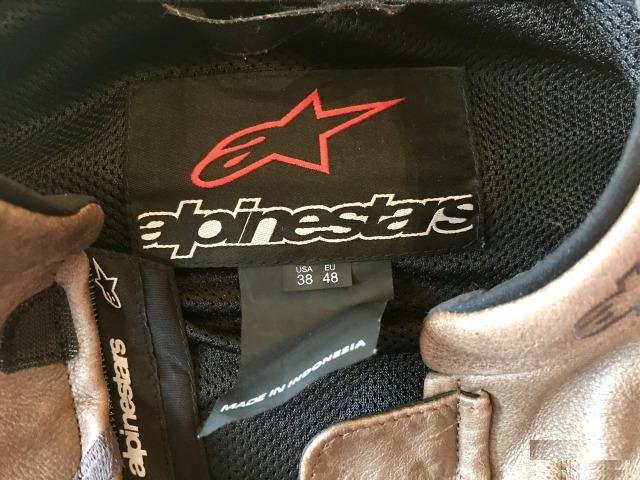 Мотокуртка Alpinestars из настоящей кожи