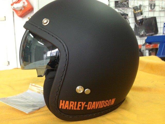 Шлем 3/4 с надписью Harley Davidson