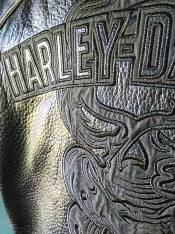 Мотокуртка кожанная Harley Davidson XXL