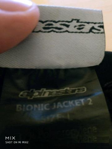 Черепаха alpinestars bionic jacket 2