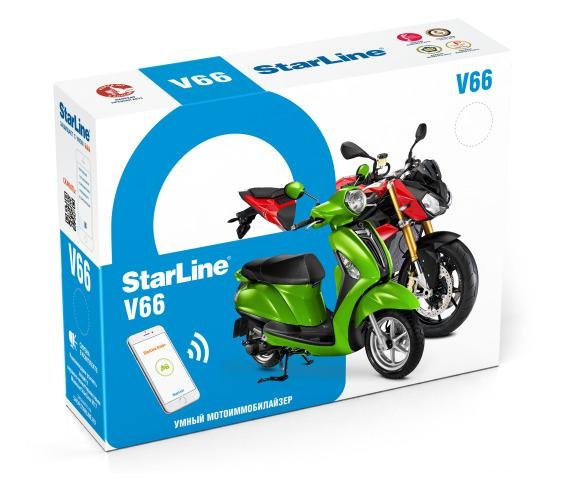 StarLine V66 охранная система для мотоцикла