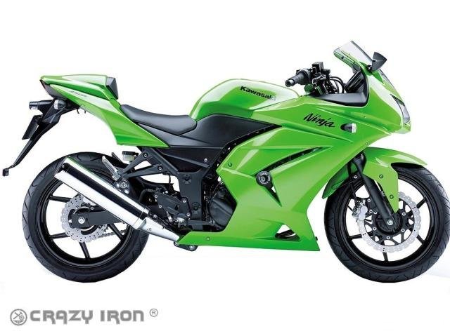 Слайдеры Crazy Iron 4130 для Kawasaki Ninja 250R