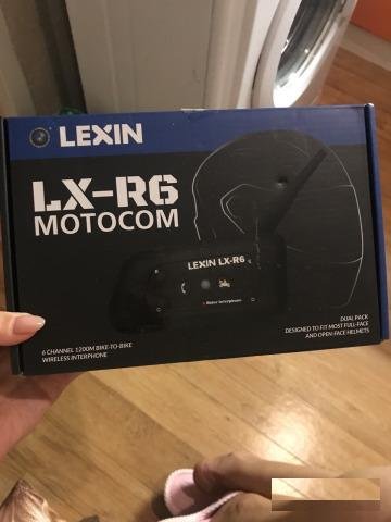 Мотогарнитура Lexin LX-R6 новая