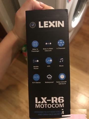 Мотогарнитура Lexin LX-R6 новая