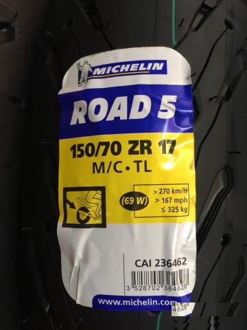 Michelin Pilot Road 5 150/70 ZR17 69W (новая)