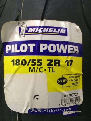 Michelin Pilot Power 180/55 ZR17 73W (новая)