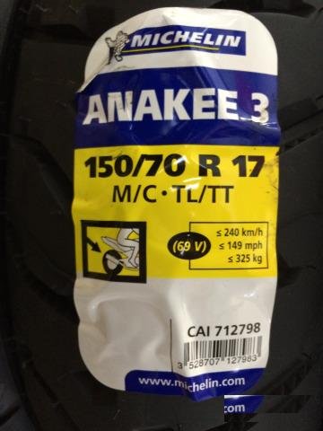 Michelin Anakee 3 150/70-17 69V (новая)