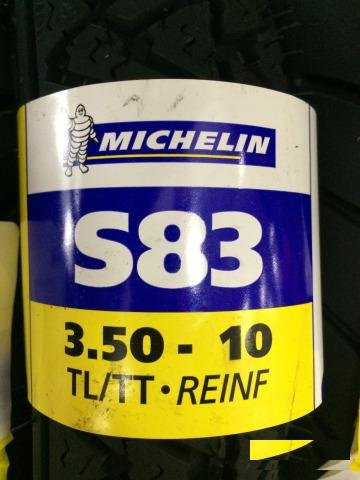 Michelin S83 Scooter 3.50-10 (новая)