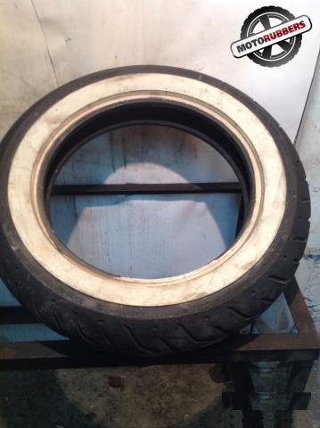 130/90/16 R16 Dunlop d408f бу №5099 (белый кант)