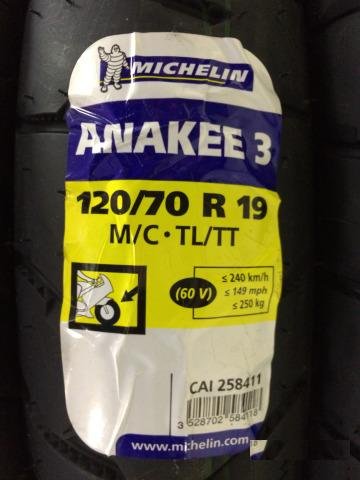 Michelin Anakee 3 120/70-19 60V (новая)