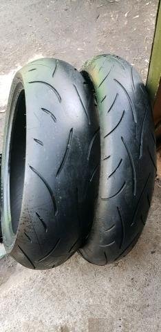 Комплект моторезины 180/55 R17 и 120/70 R17 Dunlop