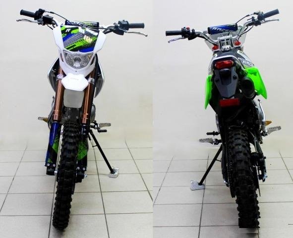 Мотоцикл Racer Pitbike RC125-PM, зелёный, новый