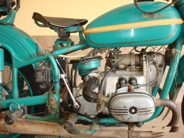 Мотоцикл "Ретро" Урал М-63. С коляской 1969 год