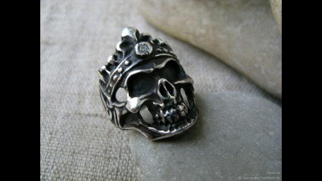 Серебряное кольцо "Кощей"