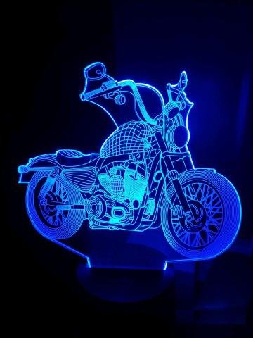 Светильник 3D лампа ночник мотоцикл