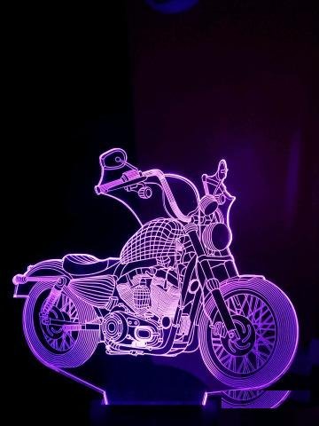 Светильник 3D лампа ночник мотоцикл
