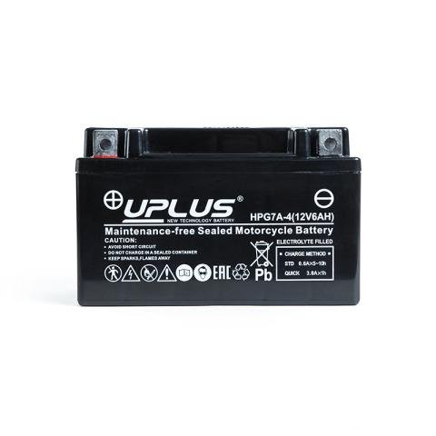 Мото аккумулятор uplus HPG7A-4 (YTX7A-BS)