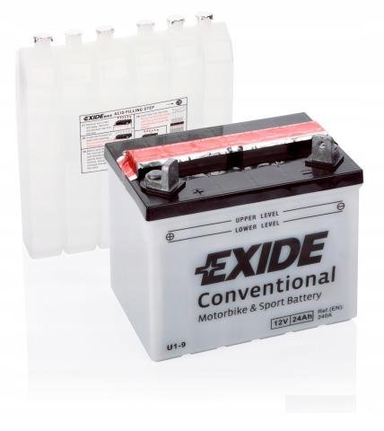 Мото Аккумулятор Exide U1-9 U1-5 U1-7 24А