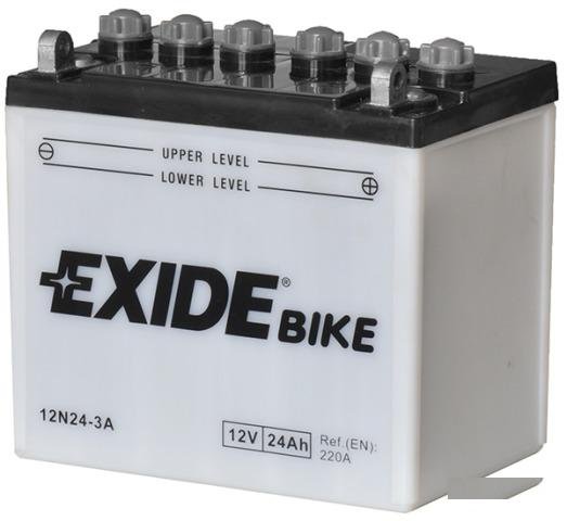 Мото Аккумулятор Exide 12N24-3A 12N24-3 24Ач