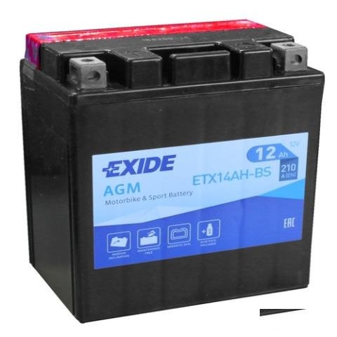 Мото Аккумулятор Exide ETX14AH-BS YTX14AH 12Ач