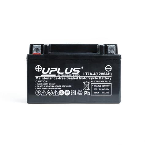 Мото аккумулятор uplus LT7A-4 (YTX7A)