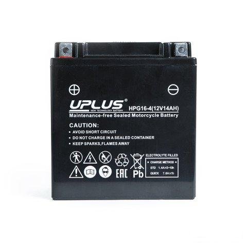 Мото аккумулятор uplus HPG16-4 (YTX16-BS)
