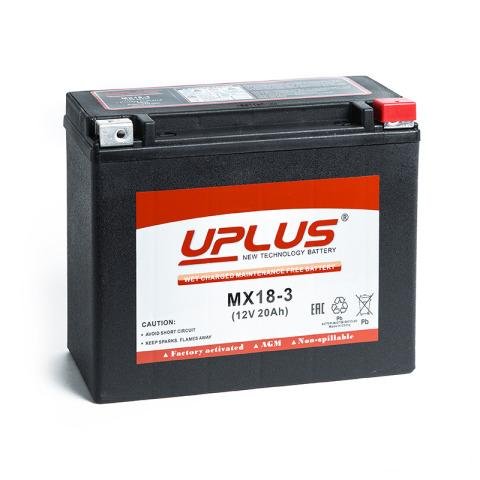 Мото аккумулятор MX18-3 (YTX24HL-BS)