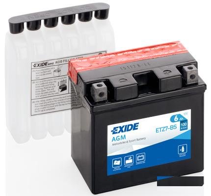 Мото Аккумулятор Exide ETZ7-BS YTZ7-BS YTZ7 6Ач