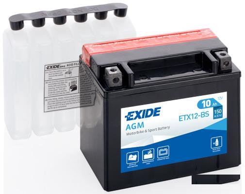 Мото Аккумулятор Exide ETX12-BS YTX12 10Ач