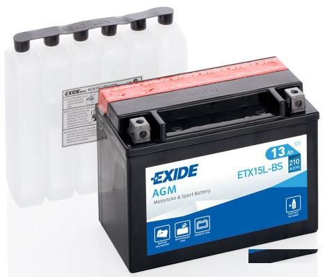 Мото Аккумулятор Exide ETX15L-BS YTX15L 13Ач