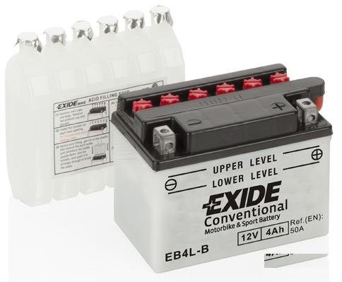 Мото Аккумулятор Exide EB4L-B YB4L-B 4Ач