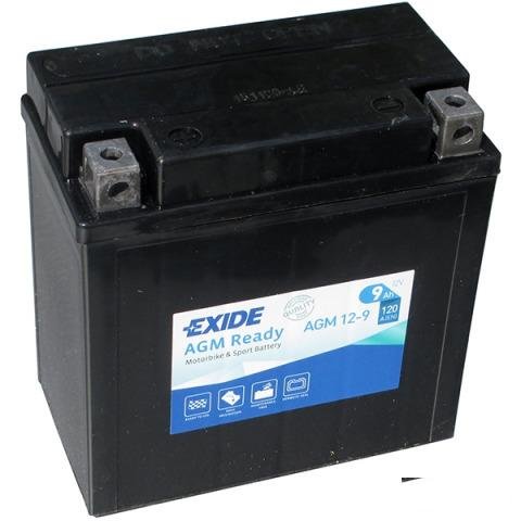 Аккумулятор мото Exide AGM12-9 YB9-B, YB9A-A