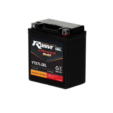 Аккумулятор мото RDrive Gold YTX7L-GEL, YTX7L-BS