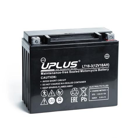Мото аккумулятор uplus LT18-3 (Y50-N18L-A)
