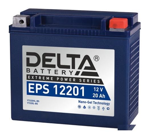 Аккумулятор мото Delta EPS 12201 YTX20L-BS