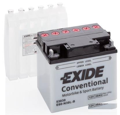 Мото Аккумулятор Exide E60-N30L-B Y60N30L-B 30Ач