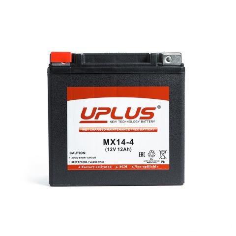 Мото аккумулятор uplus MX14-4 (YTX14L)